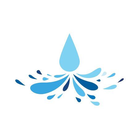 Water wave iconのイラスト素材