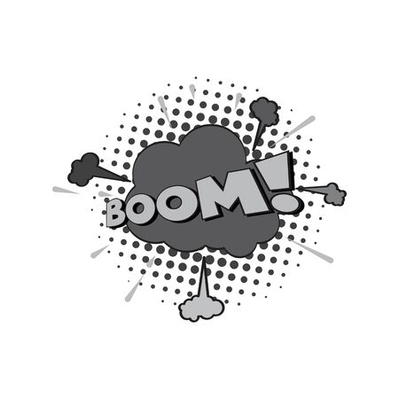 Comic Text, Pop Art style.Cartoon sound effect illustrationのイラスト素材