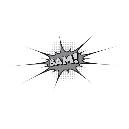 Comic Text, Pop Art style.Cartoon sound effect illustrationのイラスト素材