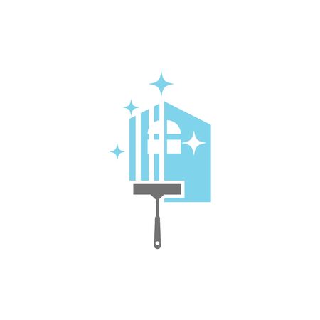 Cleaning icon Vector Illustration design Logo templateのイラスト素材
