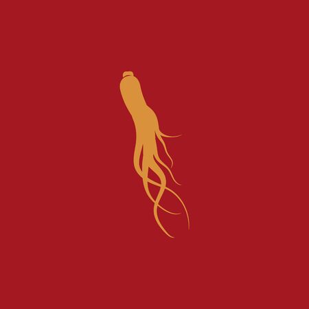 Ginseng vector icon illustration design templateのイラスト素材
