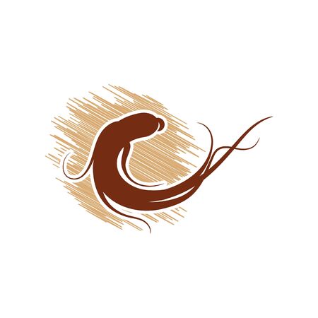 Ginseng vector icon illustration design templateのイラスト素材