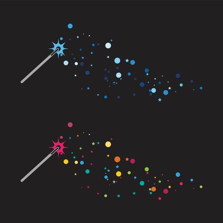 Magic Vector icon illustration design Templateのイラスト素材