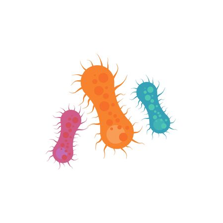 Virus vector illustration icon template designのイラスト素材
