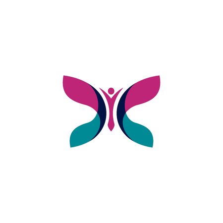 Beauty Butterfly Vector icon designのイラスト素材