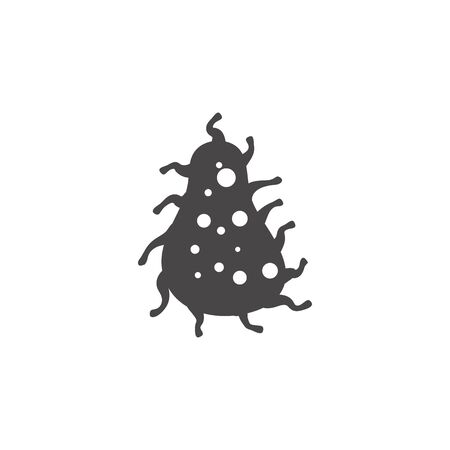 Virus vector illustration icon template designのイラスト素材