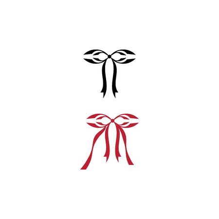 Bows t icon Vector Illustration design Logo templateのイラスト素材