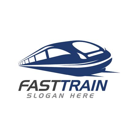 Fast Train icon vector illustration design templateのイラスト素材