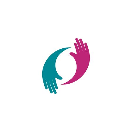 Hand Care icon Template vector illustration designのイラスト素材