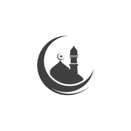 Moslem icon vector Illustration design templateのイラスト素材