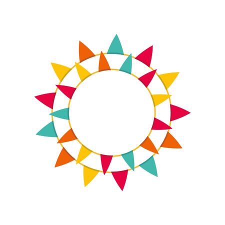 festa junina element vector illustration designのイラスト素材