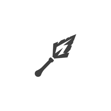 Spear vector illustration icon Template designのイラスト素材