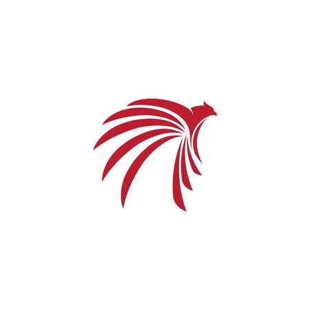 Falcon wing icon Template vector illustration designのイラスト素材