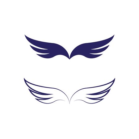 Falcon wing icon Template vector illustration designのイラスト素材