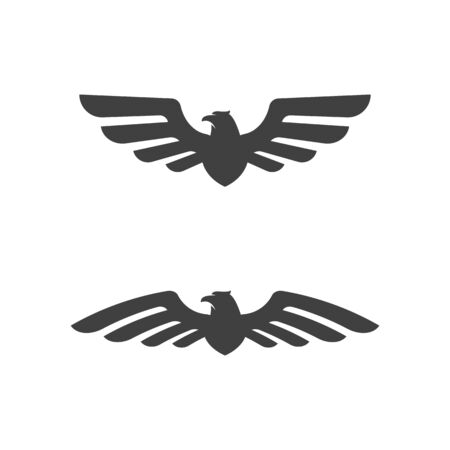 Falcon wing icon Template vector illustration designのイラスト素材