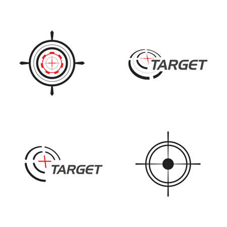 Target Vector icon illustration design templateのイラスト素材