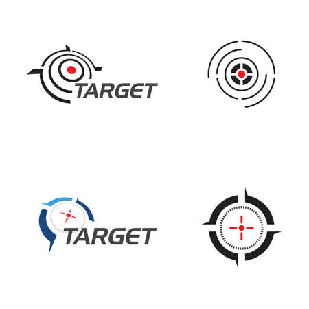 Target Vector icon illustration design templateのイラスト素材