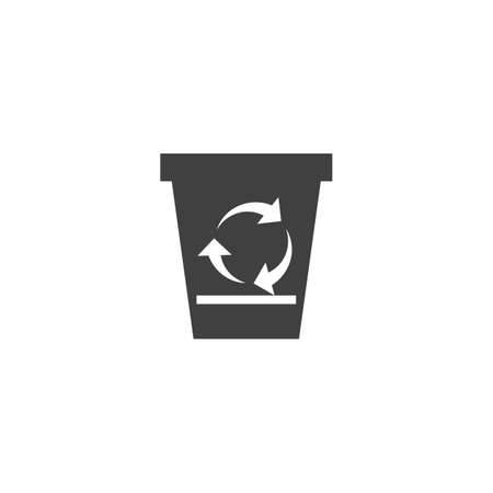 Trash icons vector illustration design templateのイラスト素材