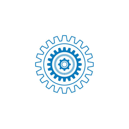 Gear Template vector icon illustration designのイラスト素材