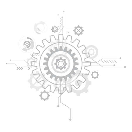 Gear  Template vector icon illustration designのイラスト素材