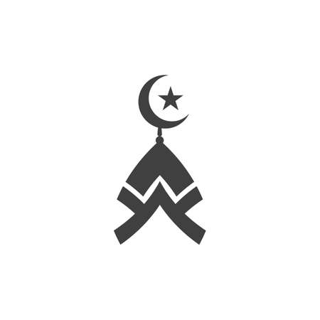 Mosque symbol icon vector Illustration design templateのイラスト素材