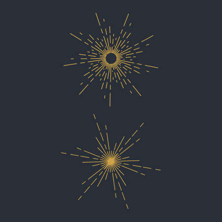 sunburst icon vector illustration design templateのイラスト素材