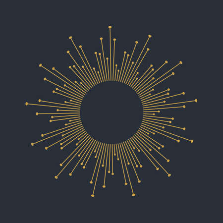 sunburst icon vector illustration design templateのイラスト素材