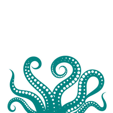 octopus vector icon illustration design templateのイラスト素材