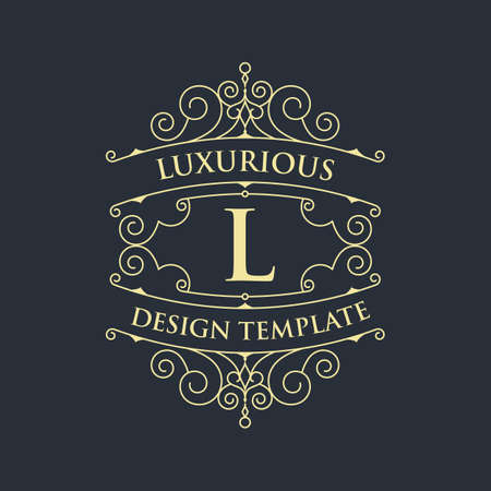 Vintage border line Template vector illustration designのイラスト素材