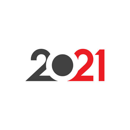 2021 new year icon vector illustration design template
