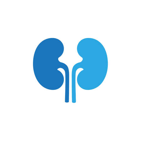 kidney vector illusrtation design logo templateのイラスト素材