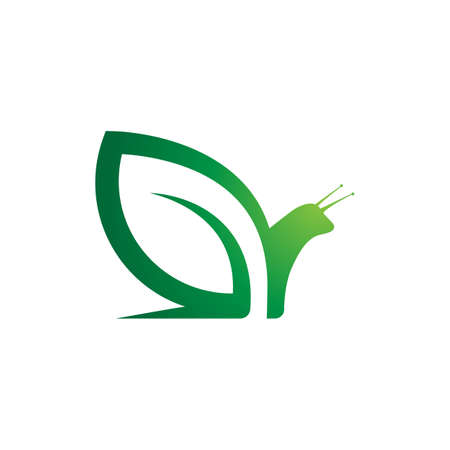 Snail Vector icon design illustration Templateのイラスト素材