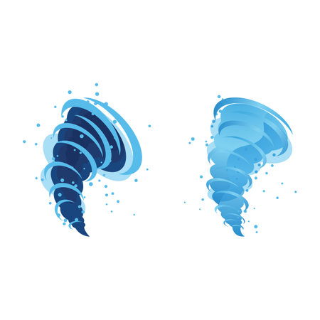 Tornado logo symbol vector illustration designのイラスト素材