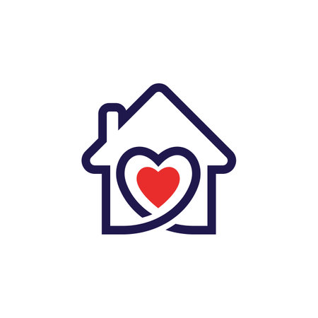 Home Care Vector icon design illustration Templateのイラスト素材