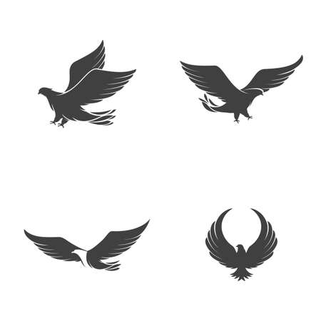 Falcon wing icon Template vector illustration designのイラスト素材