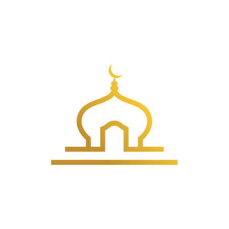 Mosque symbol icon vector Illustration design templateのイラスト素材