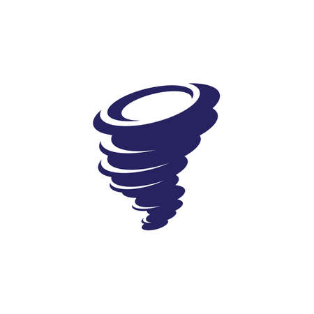 Tornado logo symbol vector illustration designのイラスト素材