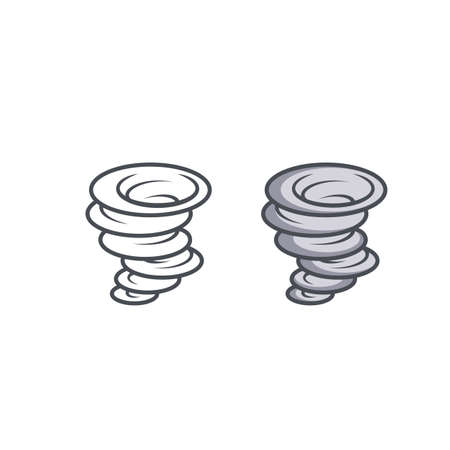 Wind vector icon design illustration templateのイラスト素材