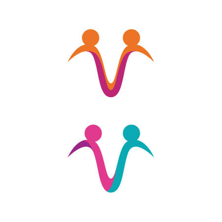 G Letter Healthy life Vector icon design illustration Templateのイラスト素材