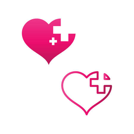 Beauty Love Vector icon illustration design Templateのイラスト素材