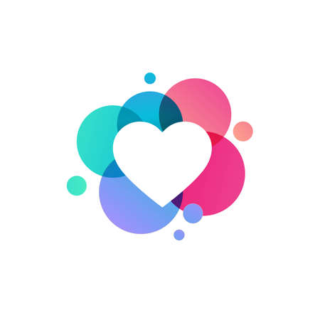 Beauty Love Vector icon illustration design Templateのイラスト素材