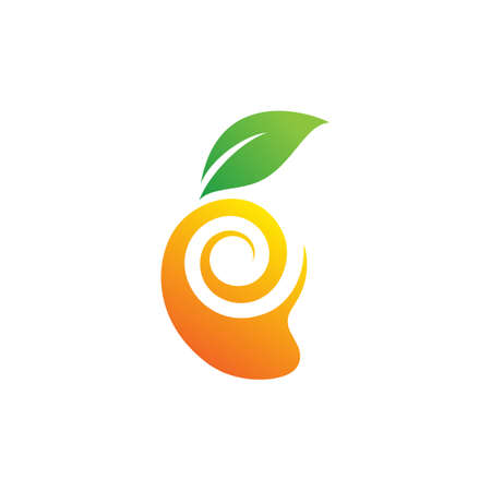 mango icon vector illustration design templateのイラスト素材