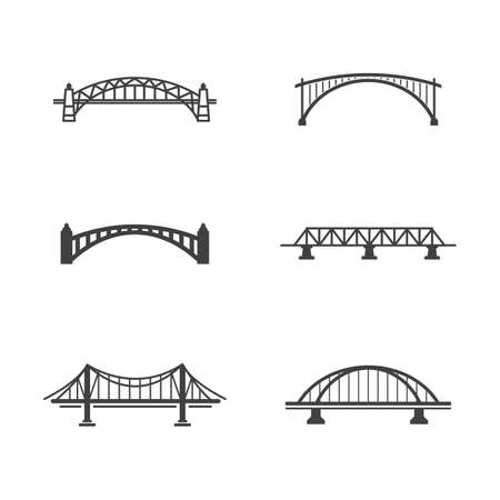 Bridge vector icon illustration design templateのイラスト素材