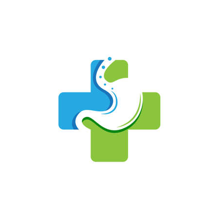 stomach care icon designs concept vector illustrationのイラスト素材