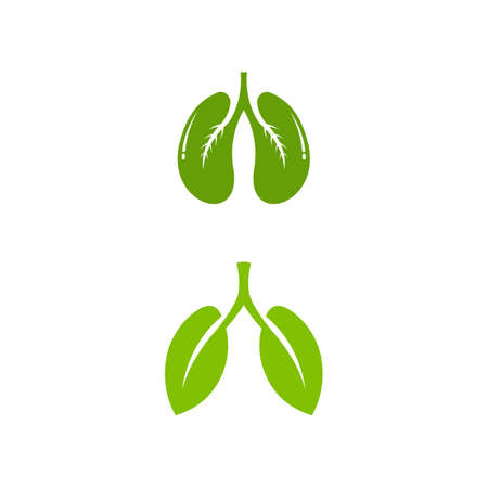 Lung Vector icon for medical design illustration Templateのイラスト素材