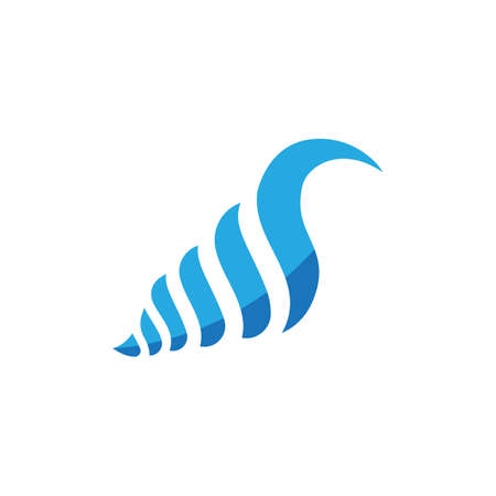 Shell vector icon illustration design templateのイラスト素材