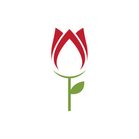 Beauty florist vector icon design templateのイラスト素材