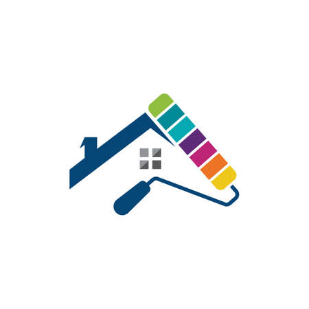 Paint Logo Template vector icon illustration designのイラスト素材