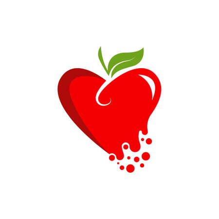 Apple vector illustration design icon logo templateのイラスト素材