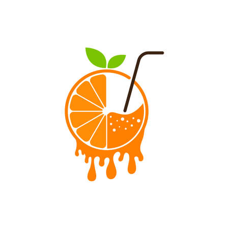 Orange design Vector icon illustration designのイラスト素材